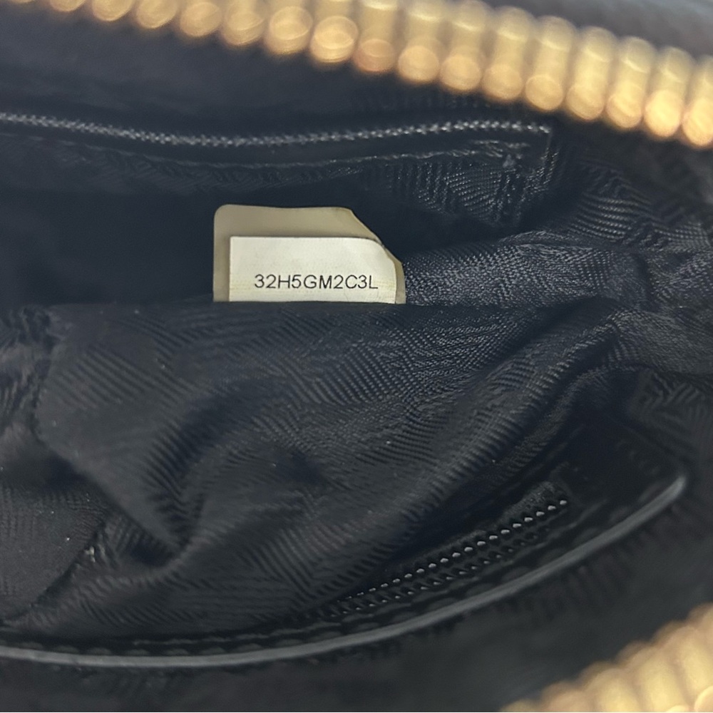 Michael Kors Black Cindy Micro Studded Crossbody - Picture 7 of 7